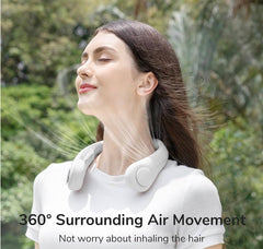 Portable Neck Fan, Hands Free Bladeless Fan