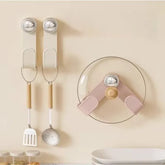 Pot Lid Holder With Suction Cup